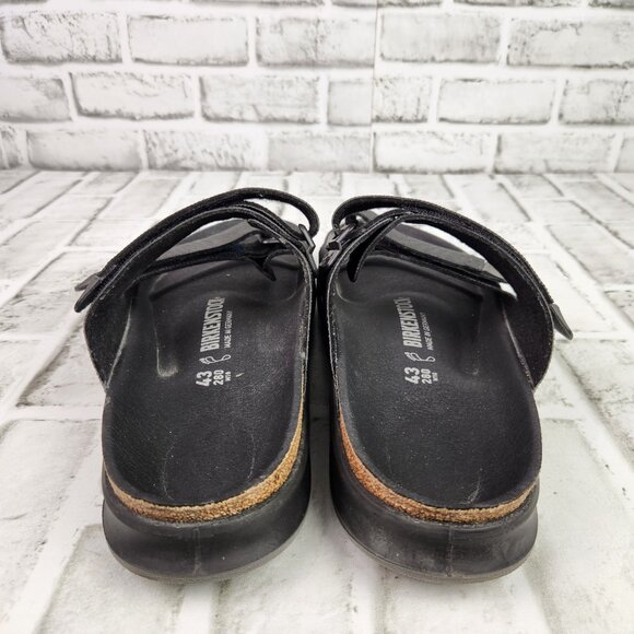 Birkenstock Atacama Mens Sz 10 EU 43 Black Outdoor Trail Sandal Futura Birkoflor - Picture 5 of 11